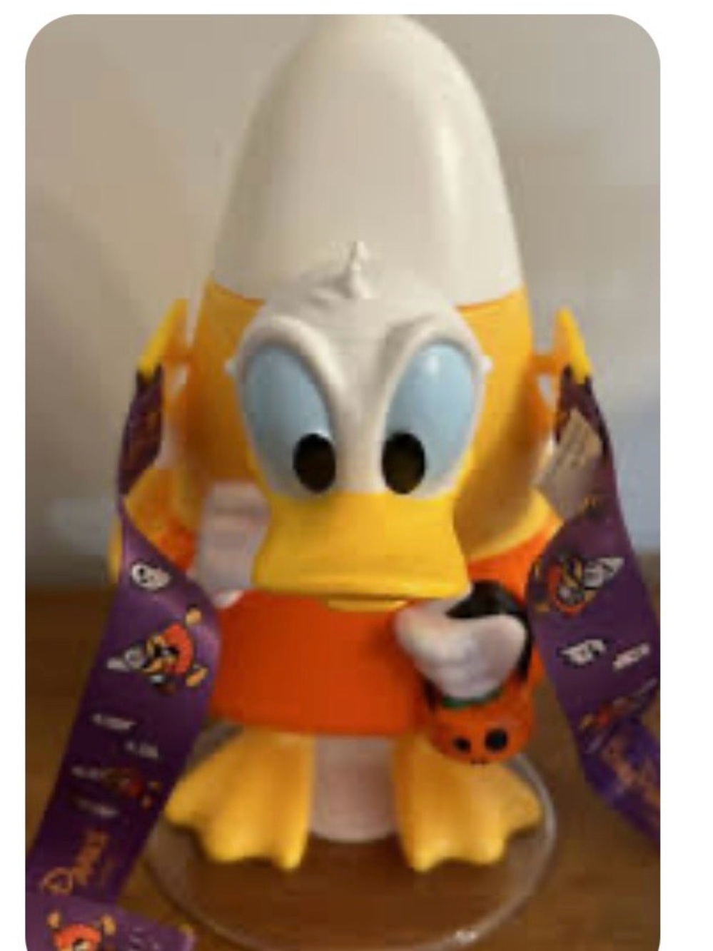 Yellow Pumpkin Trick-or-Treat Duck Kids Costume Accessory